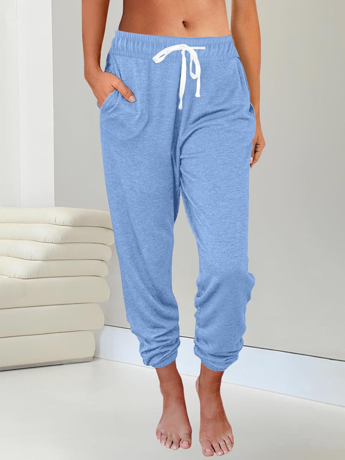AUTOMET Sweatpants Women with Pockets Lounge Pajama Travel Pants Work Joggers Fall Clothes Winter