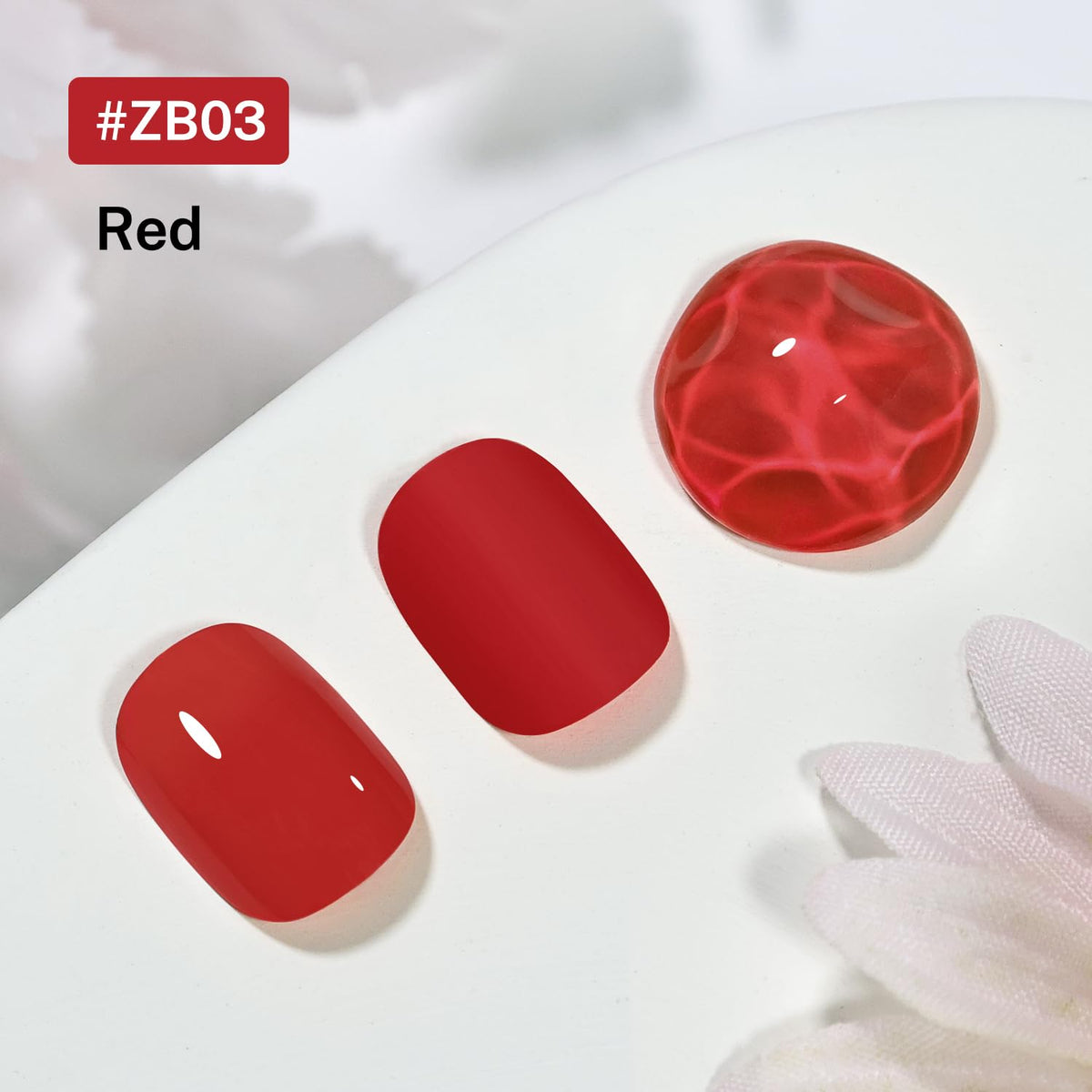 16.5ml Red Nail Polish Large Volume Quick Drying Nail Polish, Fast Drying and Long Lasting Color