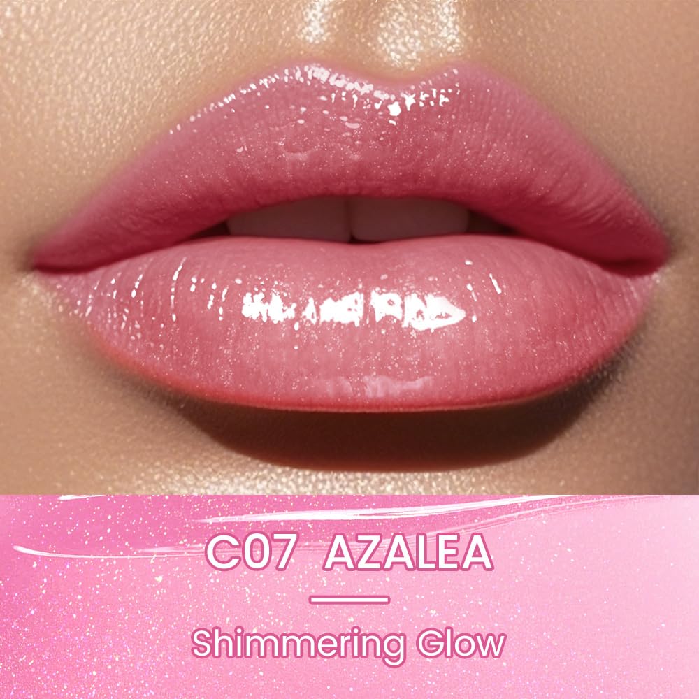 CATKIN Glossy Lip Balm Ultra Hydating Glow Lip Tinted Jelly Plumping Melting Balm Shea Butter