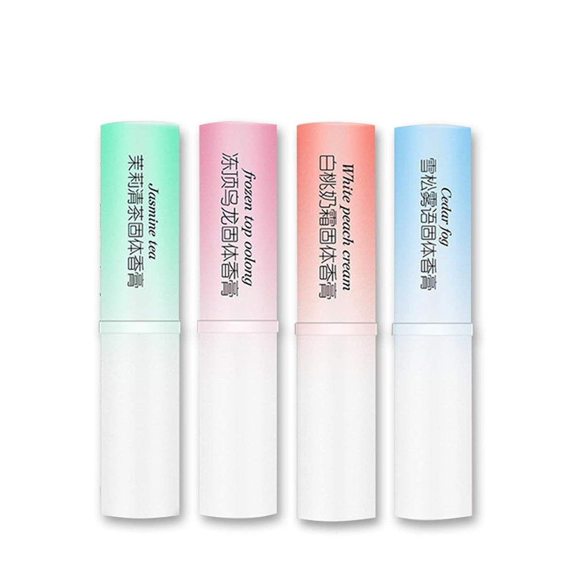 4PCS Solid Balm Sets Solid Portable Pocket Balm Perfume Perfect for Travel Use Natural Fragrance