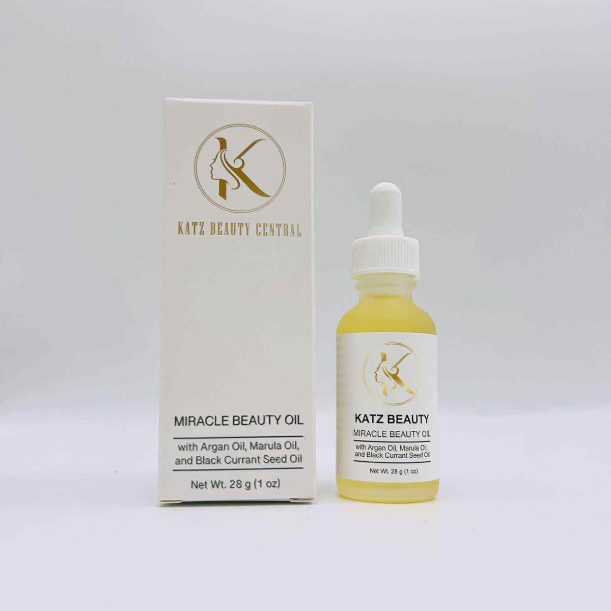 Katz Beauty Miracle Beauty Oil - Hydrating Face Oil with Jojoba, Argan & Marula Oil for Anti-Aging