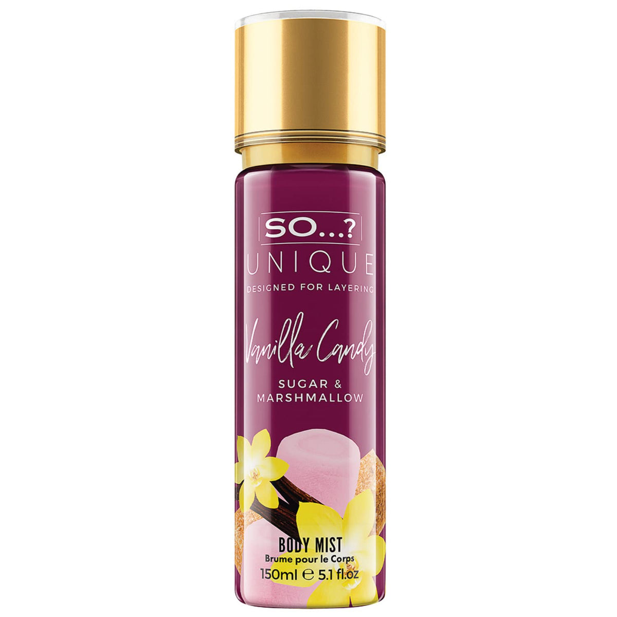 So...? Unique Vanilla Candy Body Mist - Delightful Perfume for Women - Sweet, Fruity Vanilla