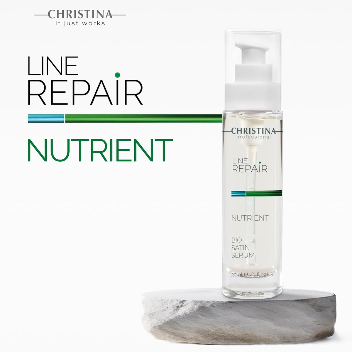 Christina Line Repair Bio Satin Vitamin C Serum for Face | Deeply Nourished Radiant Skin |