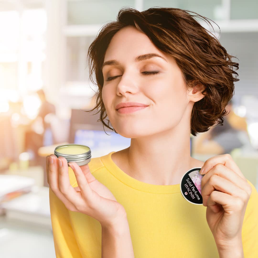 Flowerland Solid Perfume - Portable Pocket Balm Perfume Perfect for Travel Use - Natural Fragrance