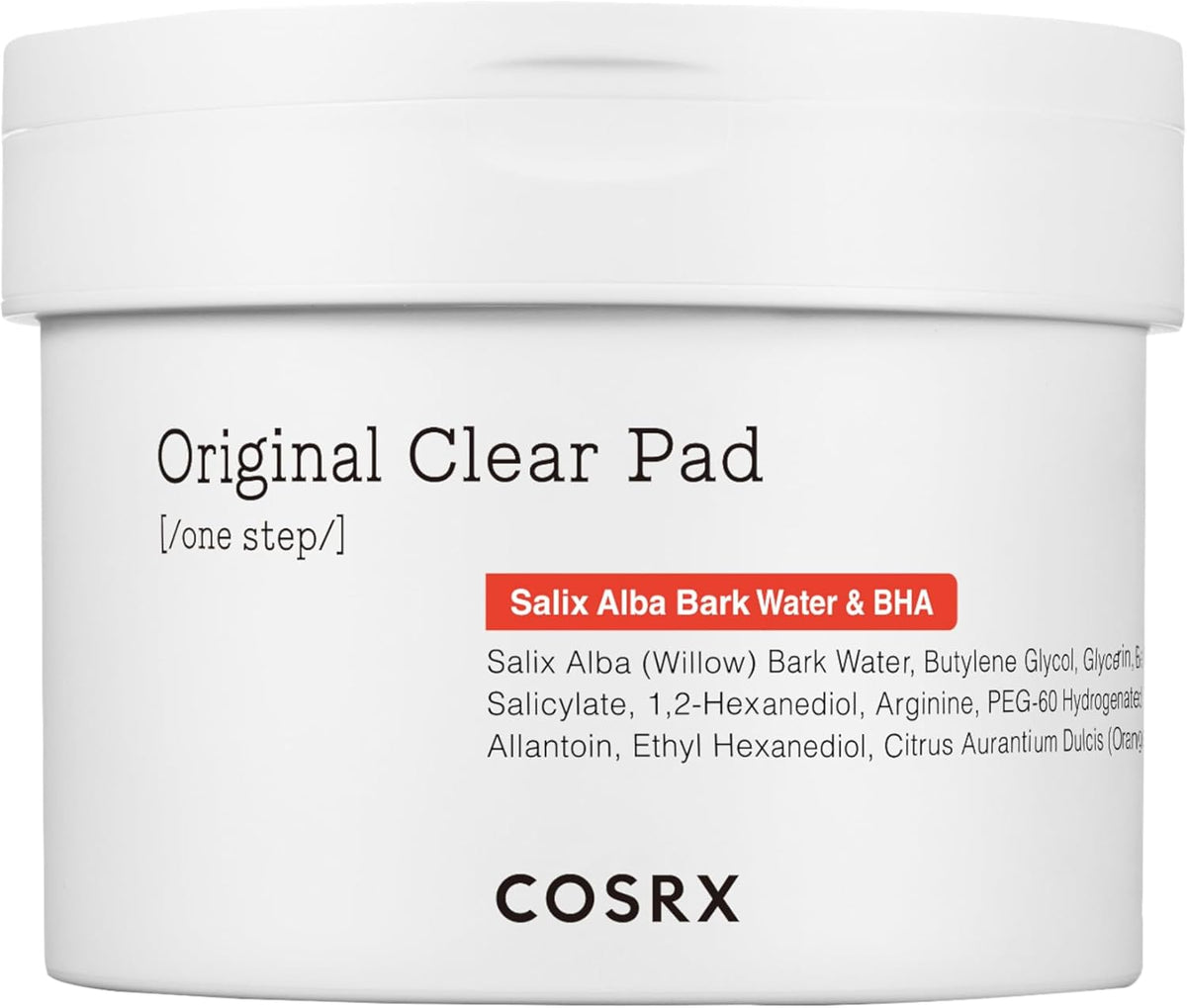 COSRX BHA Toner Pads, 70 Sheets, Exfoliating Pads for Dead Skin & Blackheads, Minimize Pores