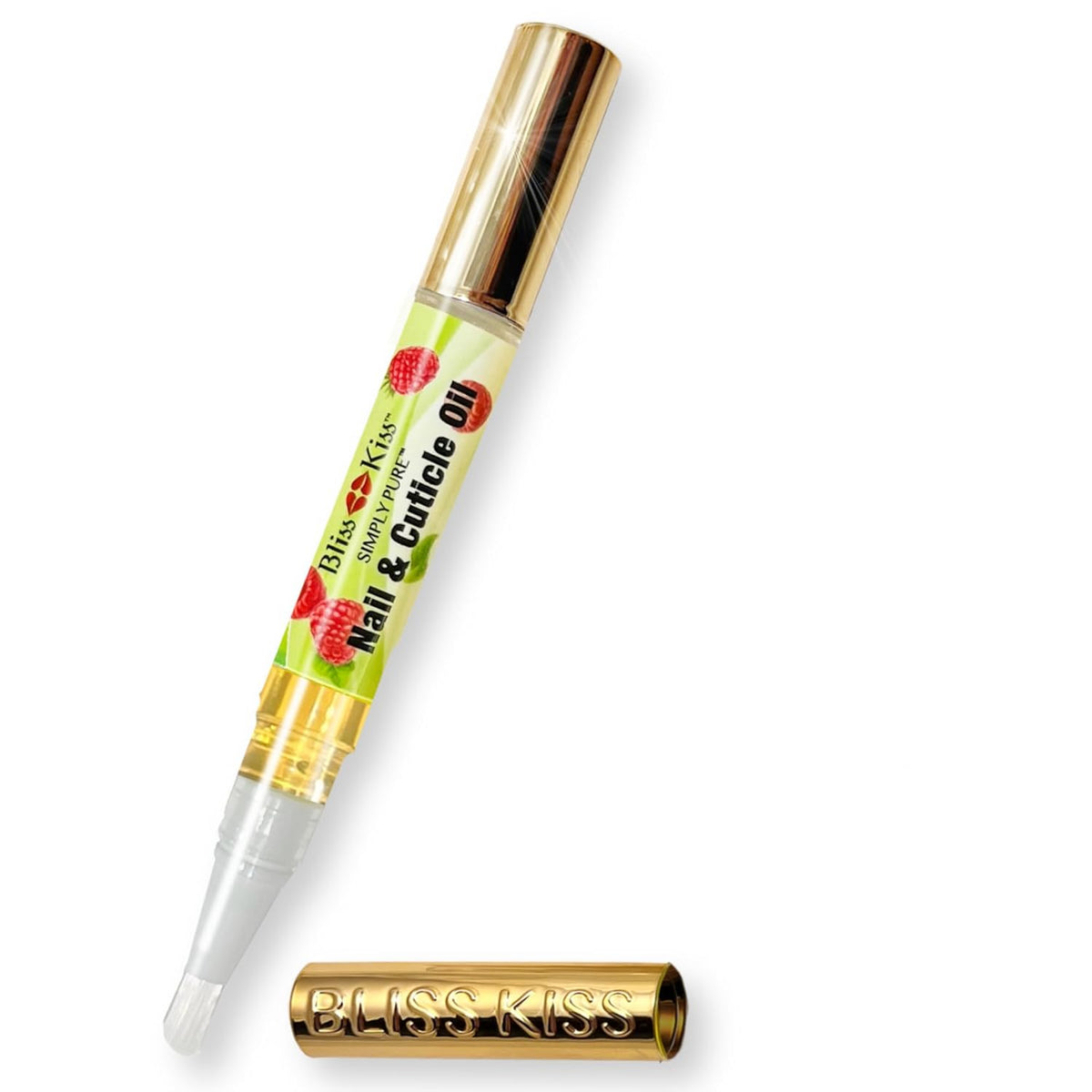Bliss Kiss | 1 Juicy Raspberry Fragrance | Nail Oil Cuticle Pen w/Vitamin E & Jojoba⏤Nail
