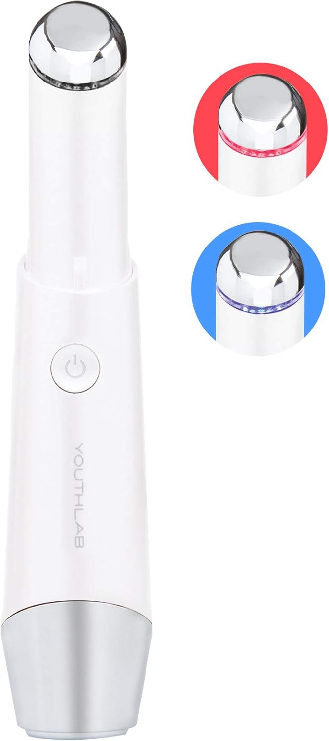 Eye & Face Wand/Tool – Heated Eye Wand with Vibration for Puffiness, Tired Eyes, Brighter Under