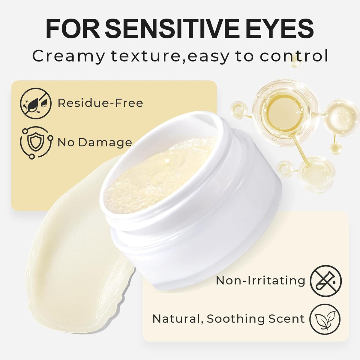 Eyelash Extension Remover - Fast Dissolve No Damage to Natural Lash - Professional Adhesive Remover