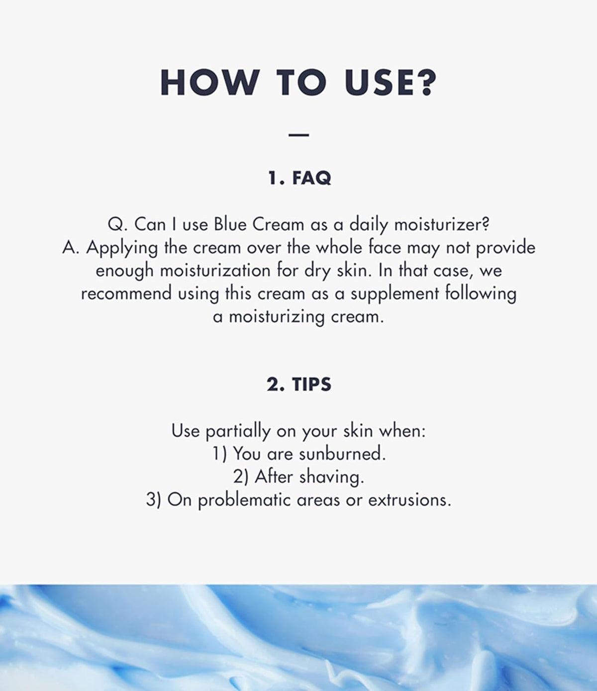DearKlairs] 0.7 ounce Midnight Blue Calming Cream, Soothing, Redness Relief Moisturizer, Hydrating