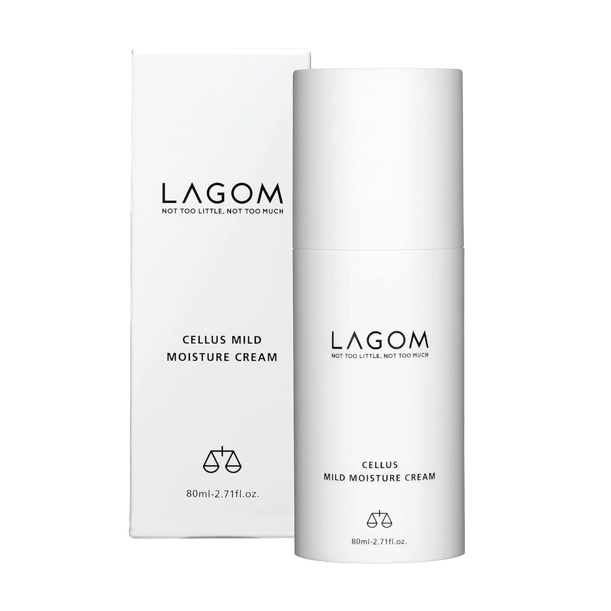 LAGOM Cellus Mild Moisture Cream with D-panthenol, Natural Moisturizer, Hypoallergenic