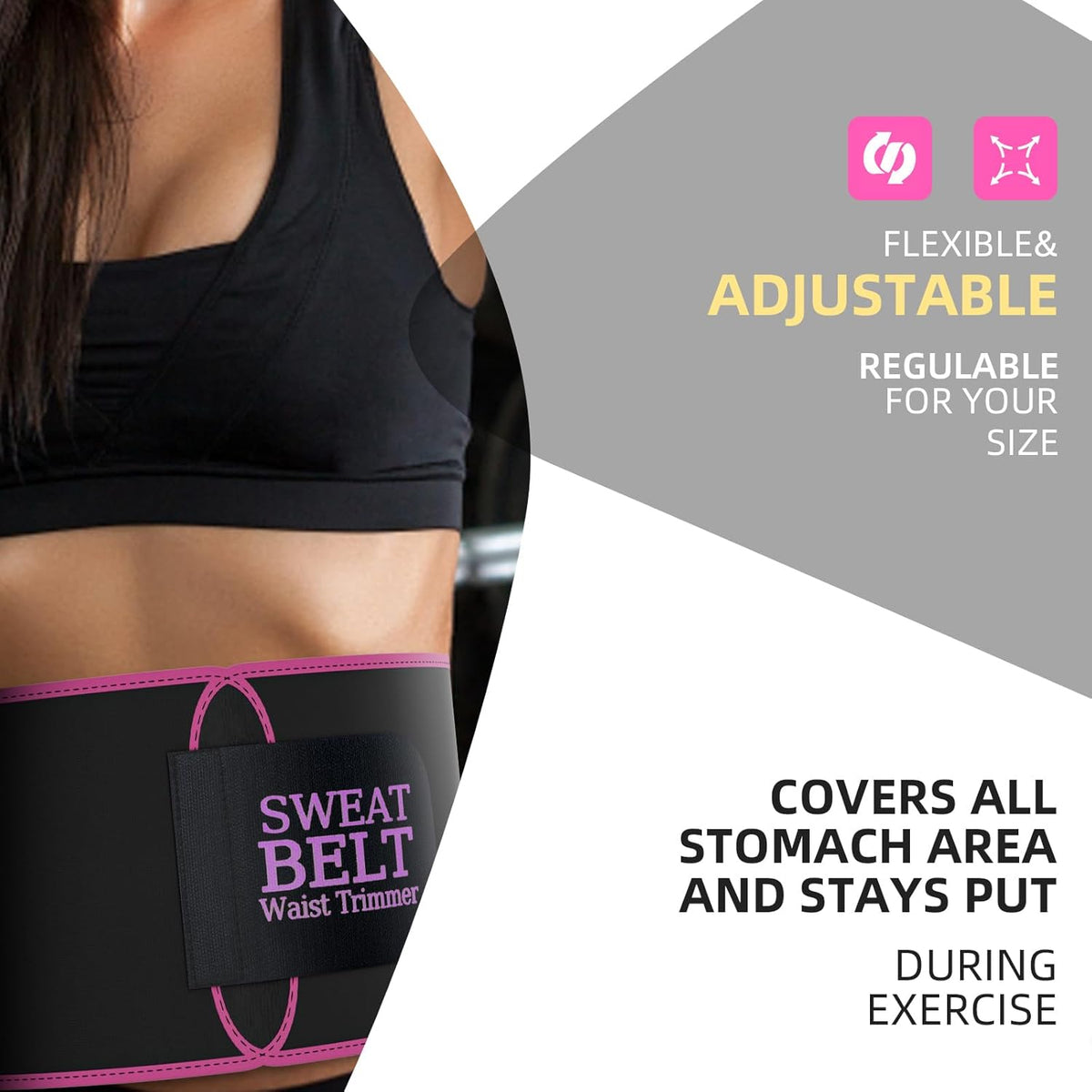 ZPP Waist Trainer for Women and Men, Neoprene Sweat Band Waist Trimmer Belt Slimming Stomach Wrap