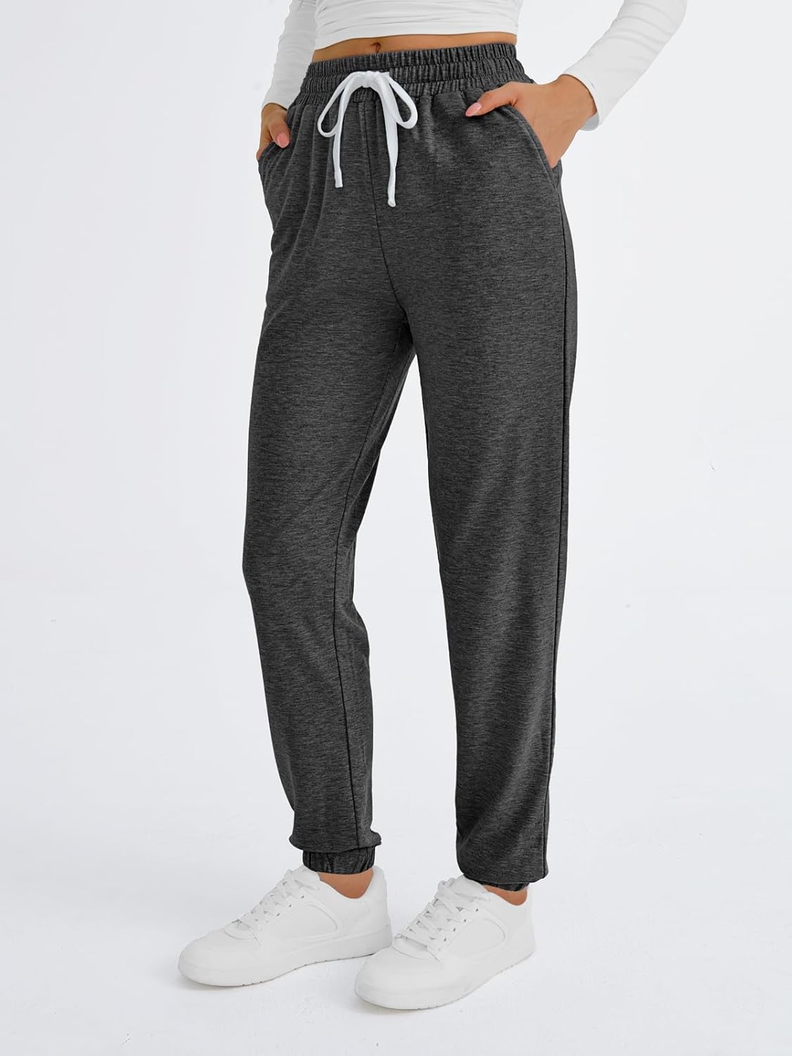 AUTOMET Sweatpants Women with Pockets Lounge Pajama Travel Pants Work Joggers Fall Clothes Winter