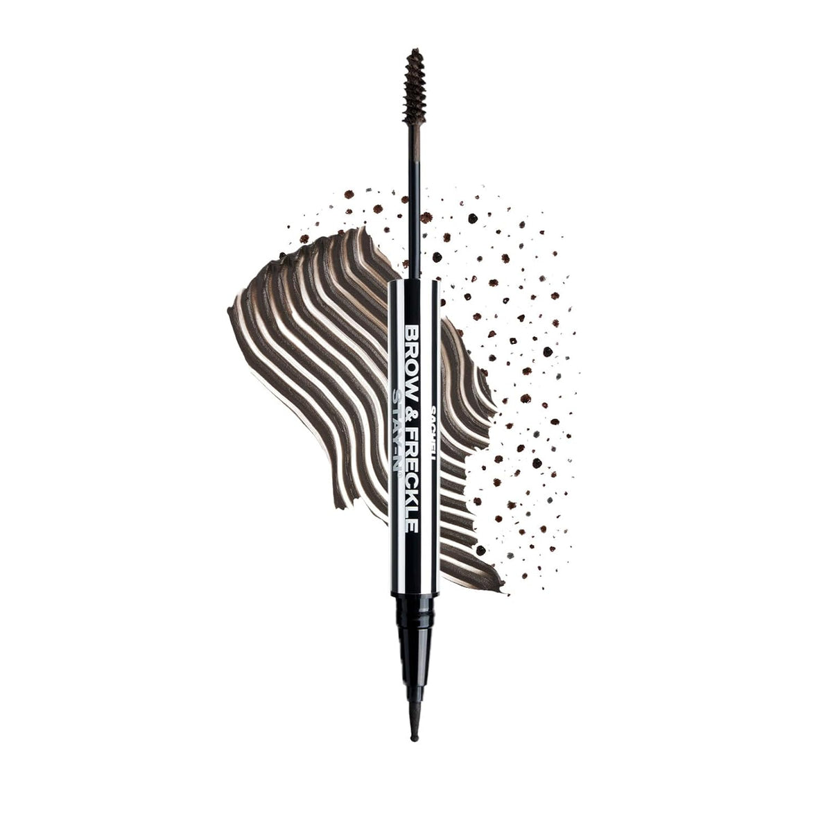 Sacheu Brow & Freckle STAY-N Tinted Eyebrow Gel & Faux Freckle Pen — 2-in-1 Longwear Water
