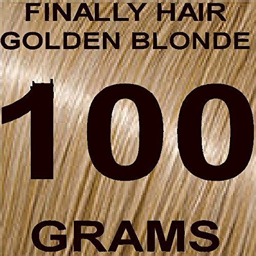 Finally Hair Building Fiber Refill 100 Grams Golden Blond Hair Loss Concealer by Finally Hair