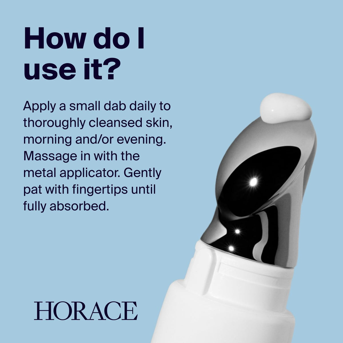 HORACE Under-Eye Moisturizer for Men - Anti-Fatigue Eye Cream to Reduce Dark Circles and Puffiness