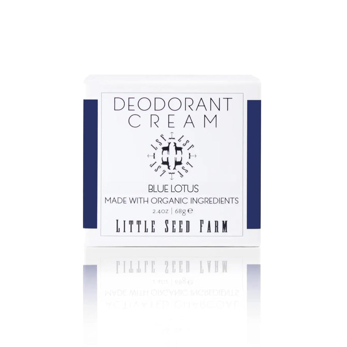 Little Seed Farm All Natural Deodorant Cream, Aluminum Free Deodorant for Women or Men - Blue