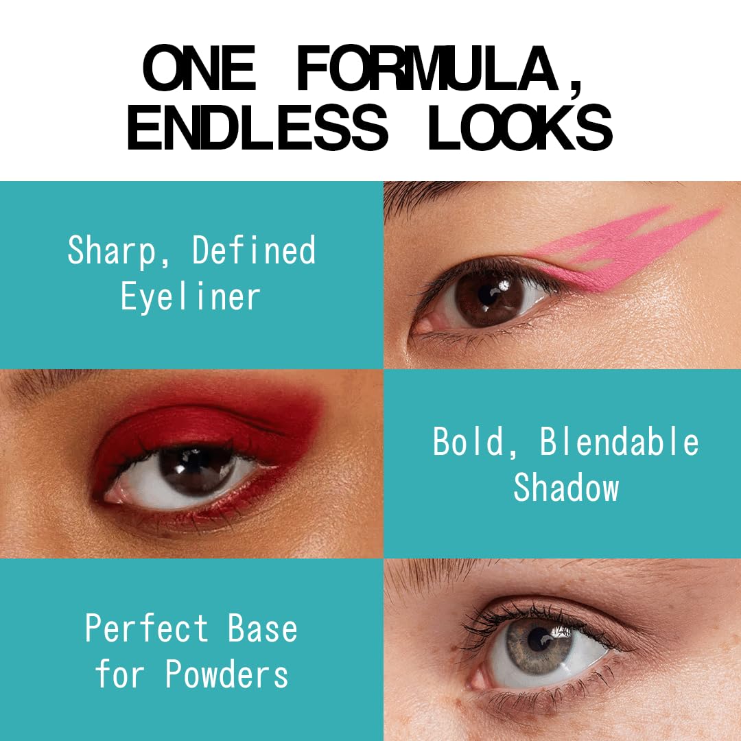 about-face Matte Fluid Eye Paint Replicant – High-Pigment Liquid Eyeshadow, Long-Lasting, No-Budge