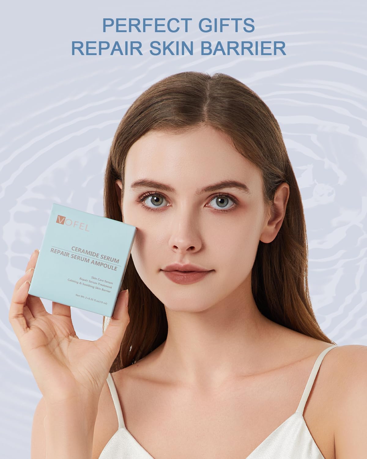 Ceramide Serum for Skin Barrier Repair, Hydrating Serum to Reduce Dryness and Wrinkles, 5% Ceramide