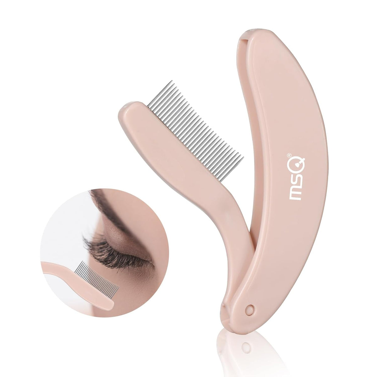 Eyelash Comb MSQ Eyelash Separator Tool Eyelash Comb Separator Folding Eyelash Brush Separator Lash