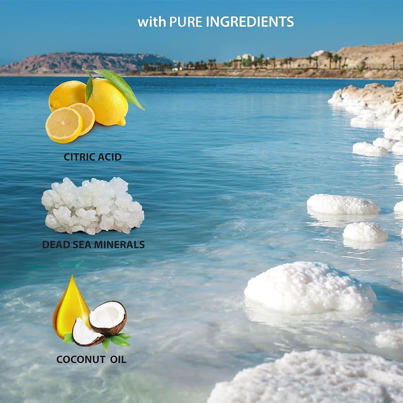 Dead Sea Collection Coconut Body Wash for Women and Men - with Pure Dead Sea Minerals and Coconut
