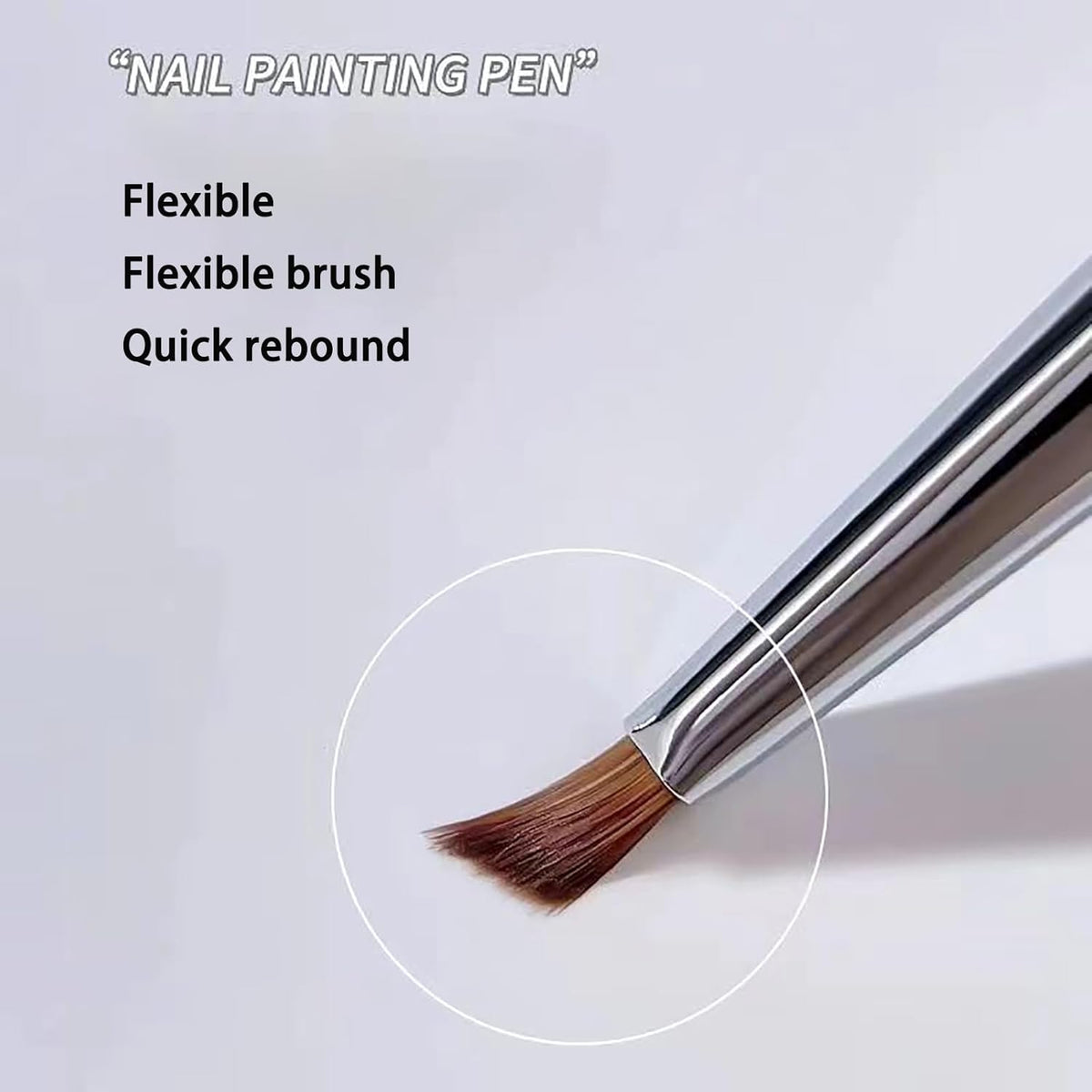 Nail Brush for Drawing Petals and Butterflies, Watercolor Paint Brushes for Oil Painting, Acrylic