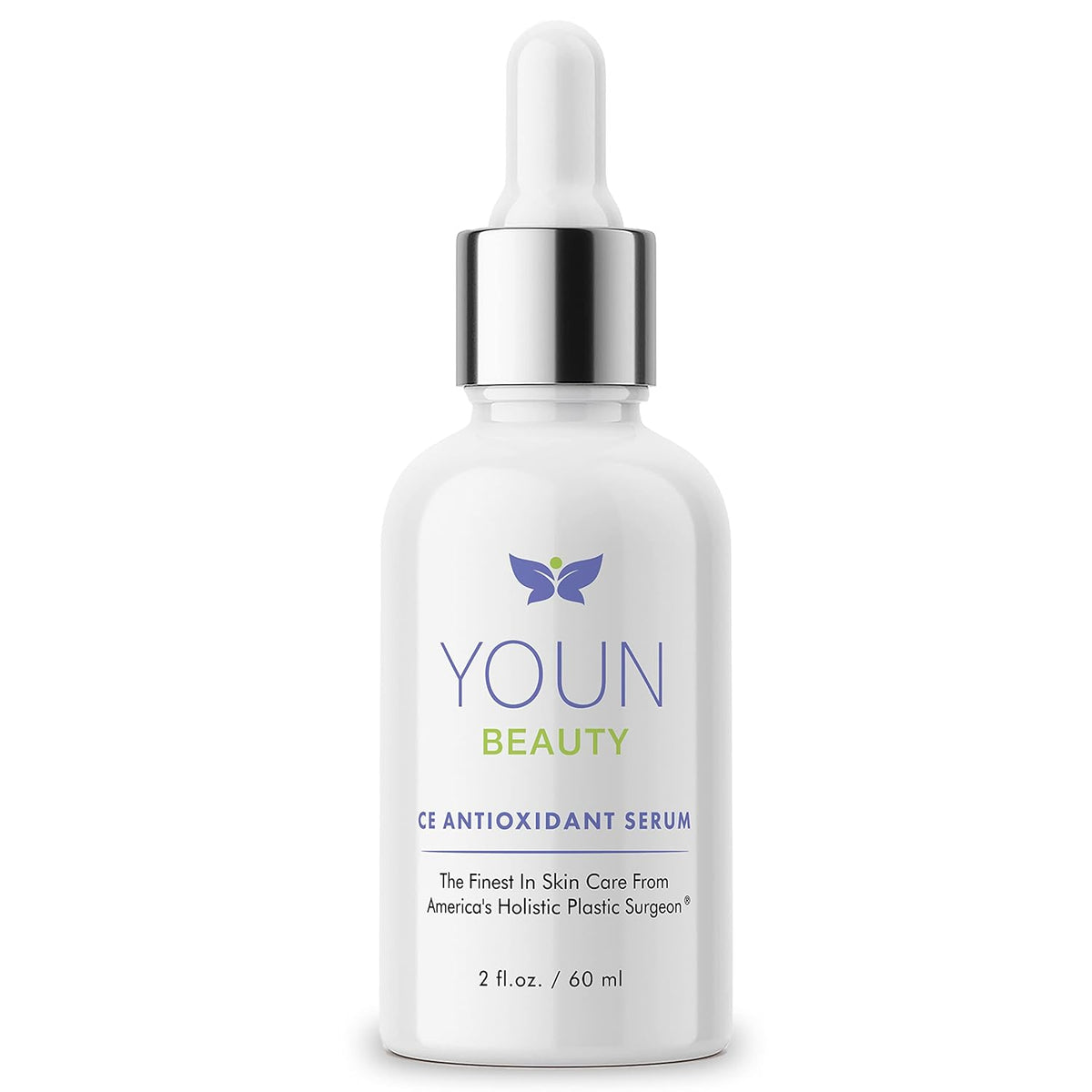 YOUN Beauty 20% Vitamin C Face Serum with Hyaluronic Acid, Ferulic Acid & Vitamin E by Holistic