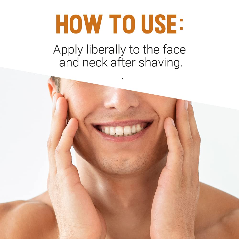 Woody's Aftershave for Men Tonic – Soothing After Shave with Aloe Vera, Calendula & Chamomile to