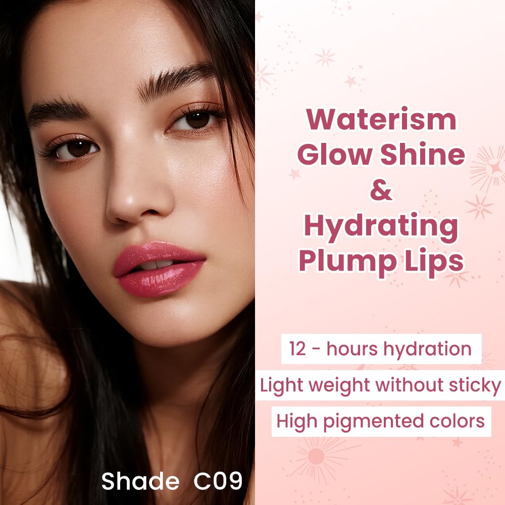 CATKIN Glossy Lip Balm Ultra Hydating Glow Lip Tinted Jelly Plumping Melting Balm Shea Butter