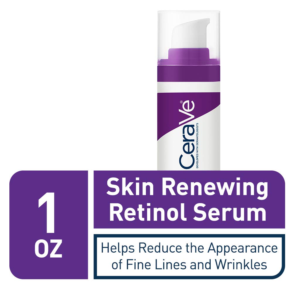 CeraVe Anti Aging Retinol Serum For Face, Encapsulated Retinol With Hyaluronic Acid, Niacinamide &