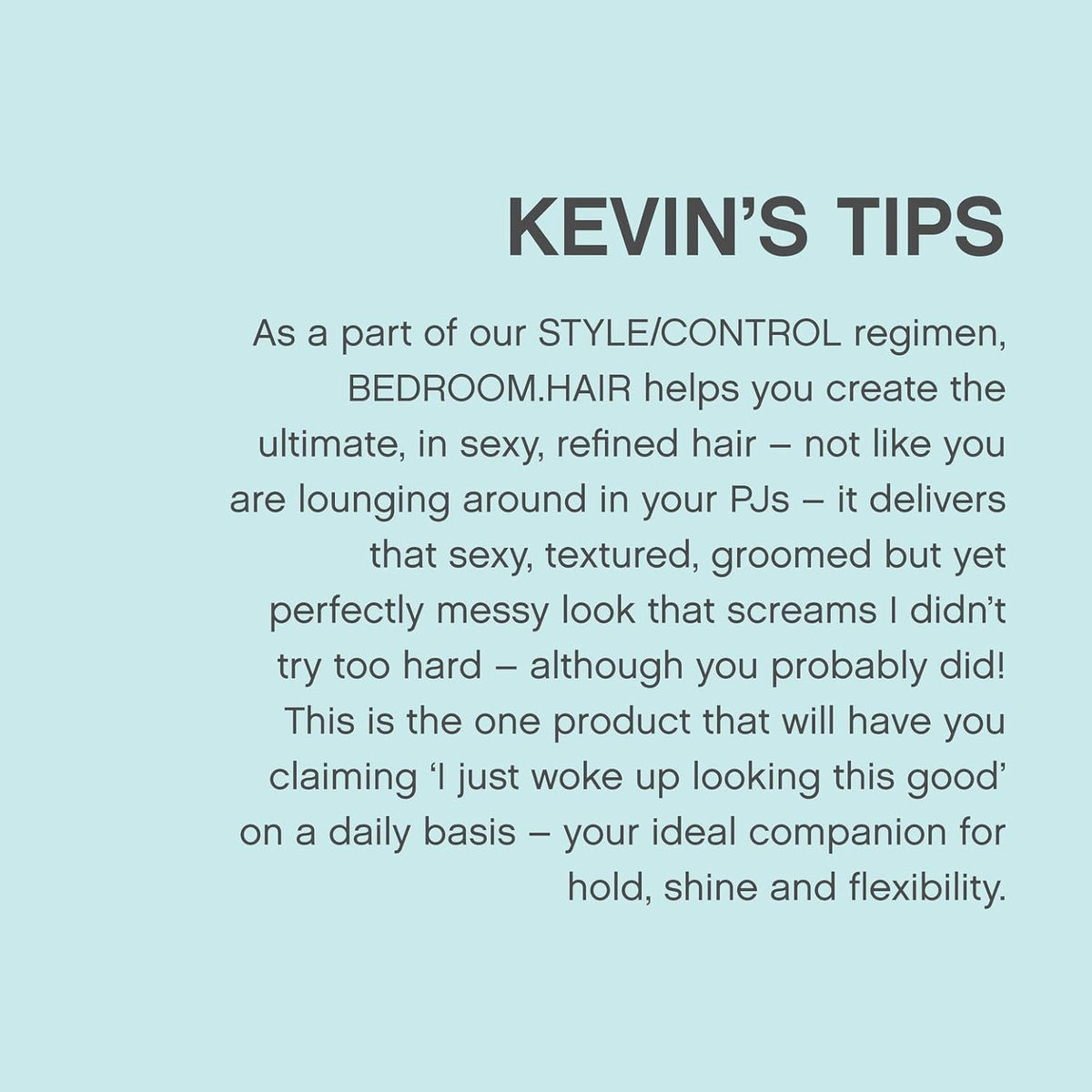 KEVIN.MURPHY BEDROOM.HAIR - Flexible Texturising Hair Spray - For All Hair Types - Hair Care for