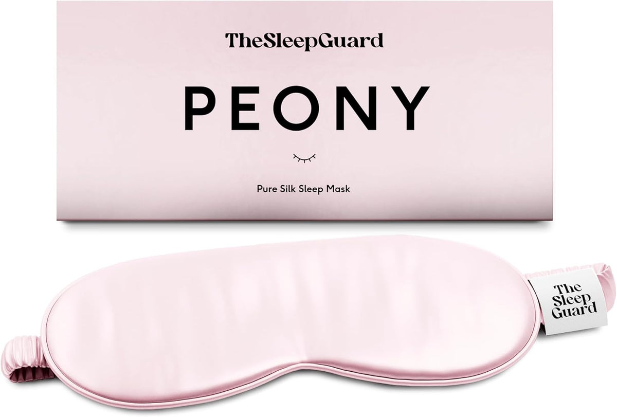 Pure Silk Sleep Mask [100% 6A Mulberry Silk, 22 Momme] Light Blocking Travel Essentials. Eye Masks