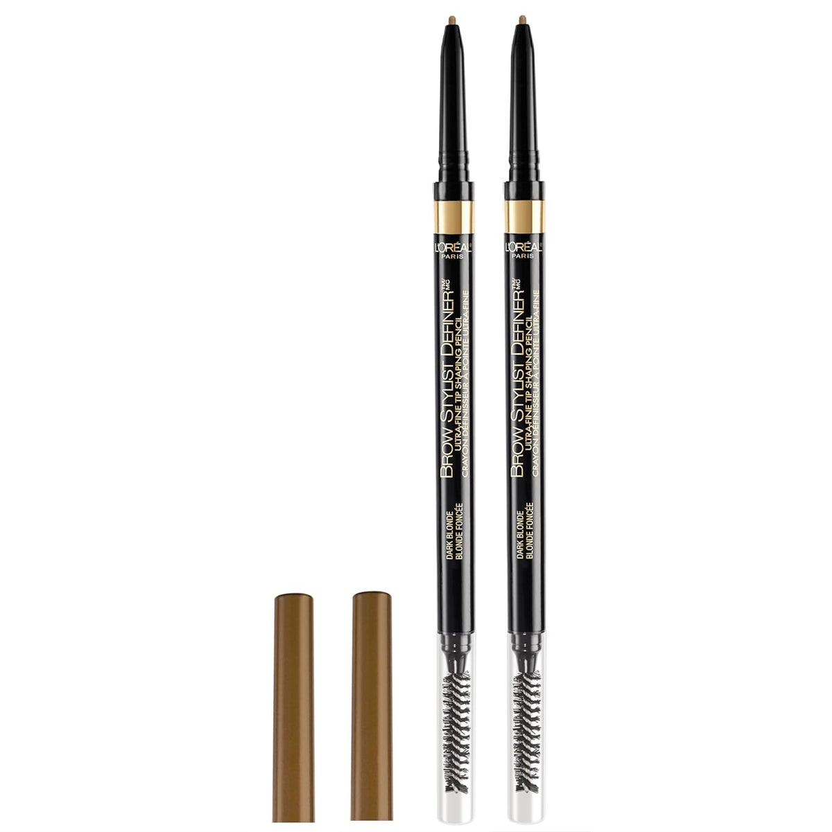 L'Oreal Paris Makeup Brow Stylist Definer Waterproof Eyebrow Pencil, Ultra-Fine Mechanical Pencil