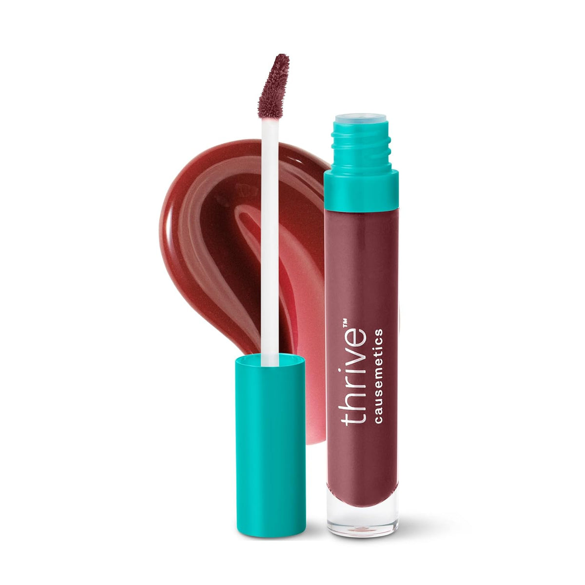 Thrive Causemetics Sheer Strength Lip Plumping Peptide Gloss, Lip Plumper with Vitamin E, Peptides