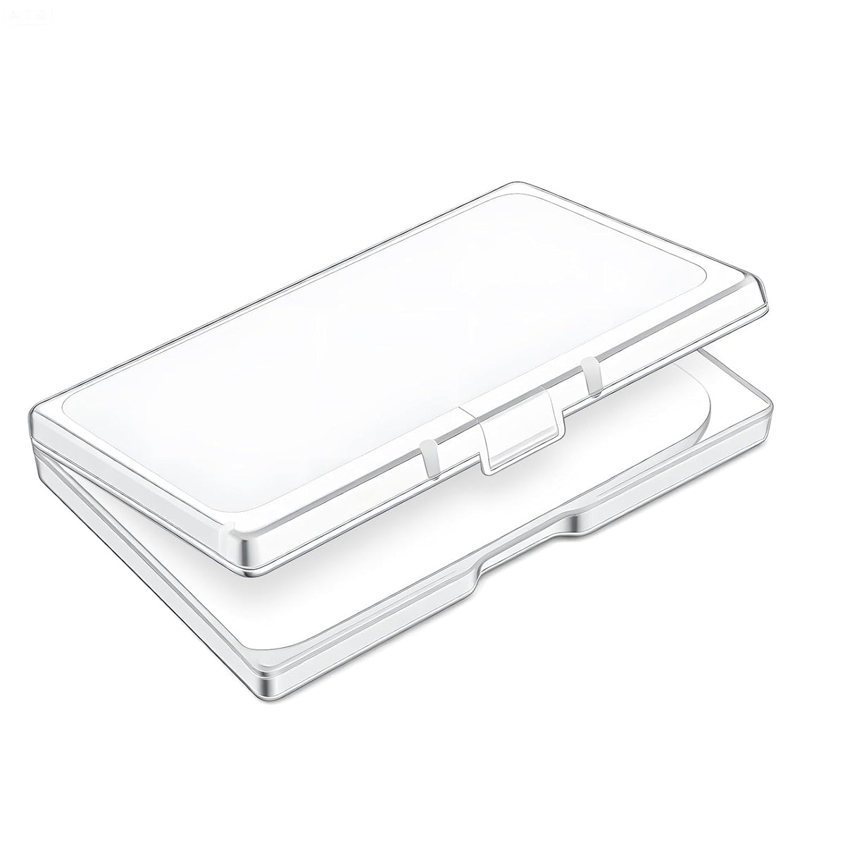 Eyelash Case, Eyelash Holder Case, Clear Compact Eyelashes Container, Portable Silicone False Lash