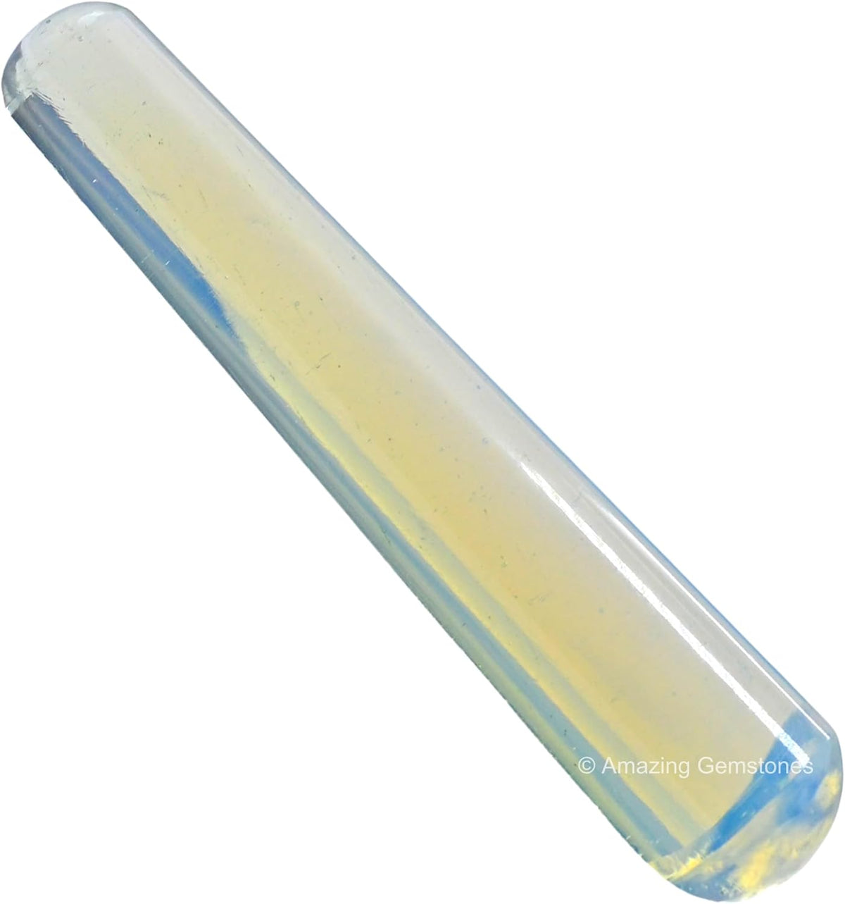 Amazing Gemstone Opalite Crystal Wand Massage Stick - Pelvic Wand Gua Sha for Adults - Crystals and