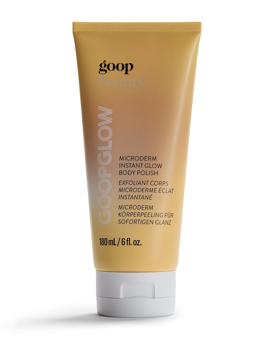 goop Beauty Microderm Body Polish | Exfoliating Scrub & Foaming Cleanser for Glowing Skin | Salts &