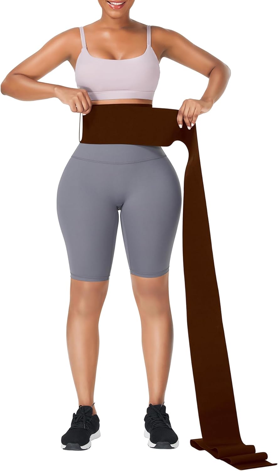 FeelinGirl Waist Trainer for Women Bandage Wrap Trimmer Belt Long Torso Tummy Wraps Belly Body