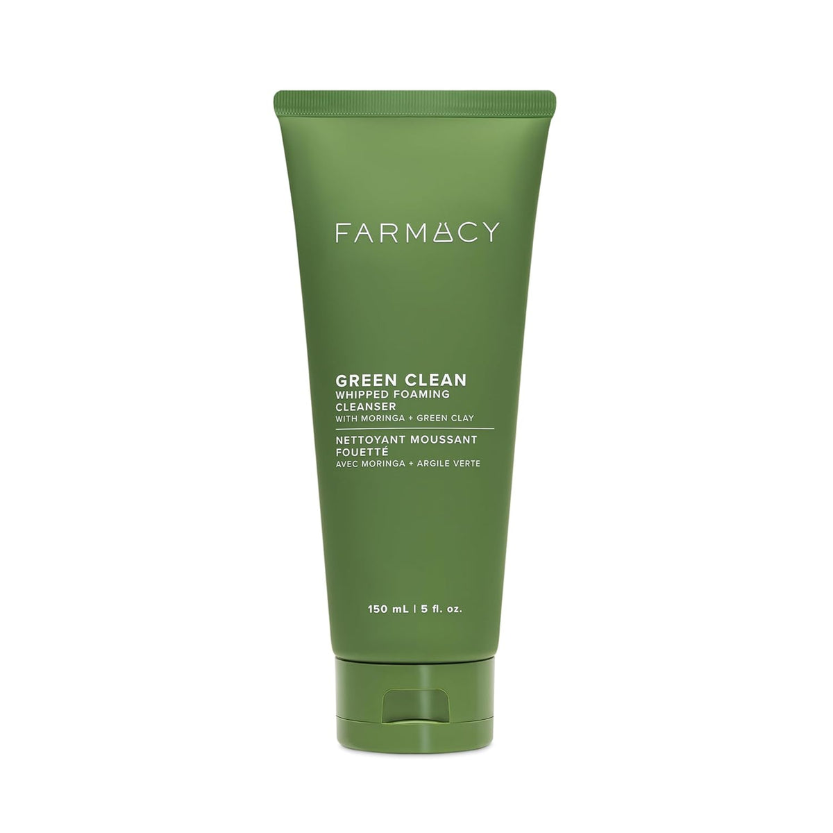 Farmacy Foaming Face Wash for Oily Skin - Whipped Greens Oil-Free Gentle Facial Cleanser +