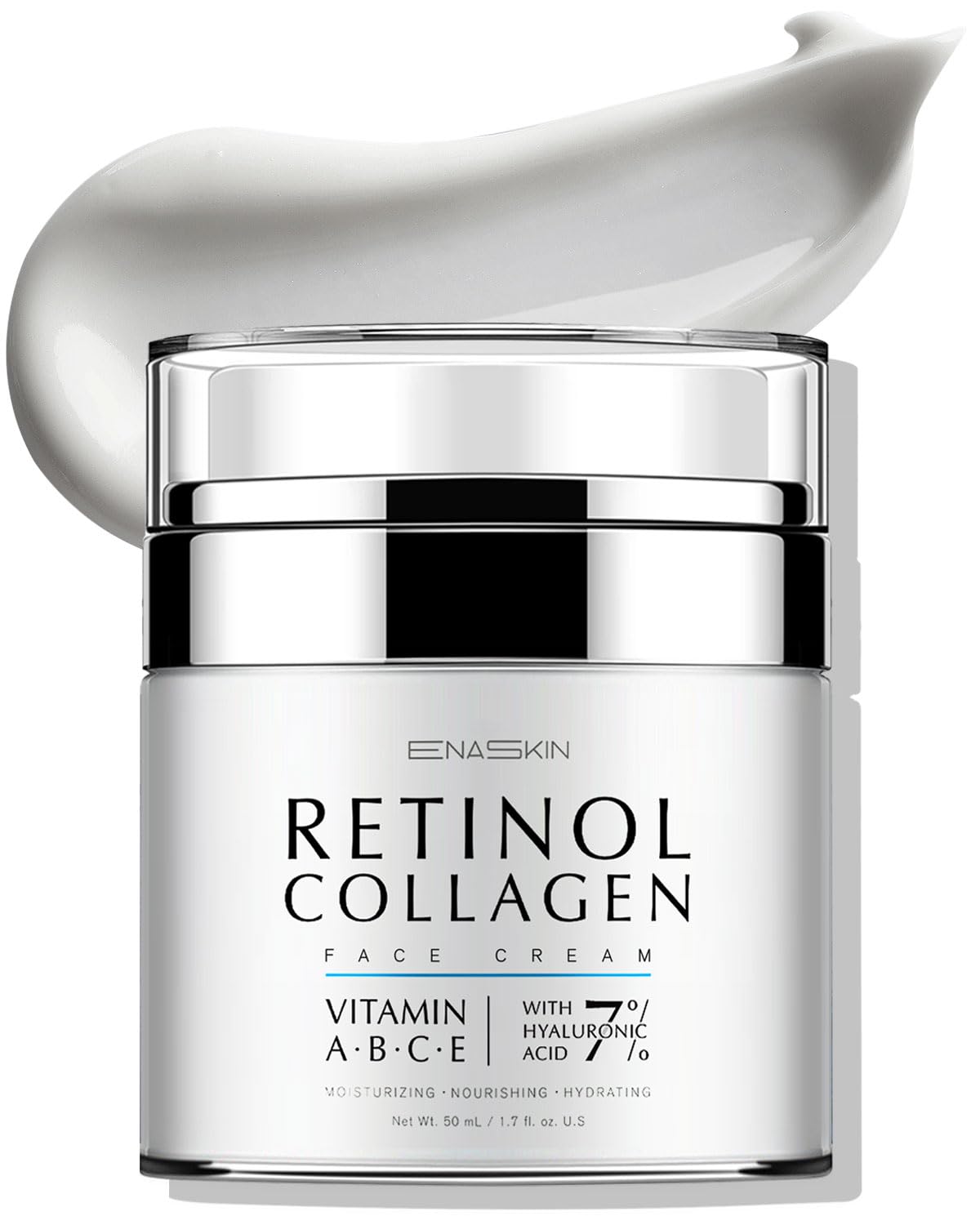 Retinol Anti Aging Face Moisturizer: Wrinkle Cream for Women, Collagen Day Night Repair Cream