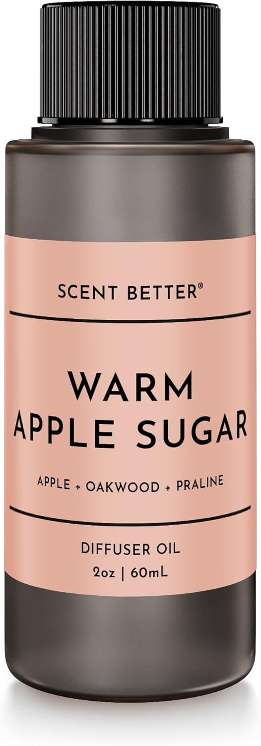 Scent Better Warm Apple Sugar Aroma Essential Oil Blend: an Aromatherapy Blend of Apple, Oakwood