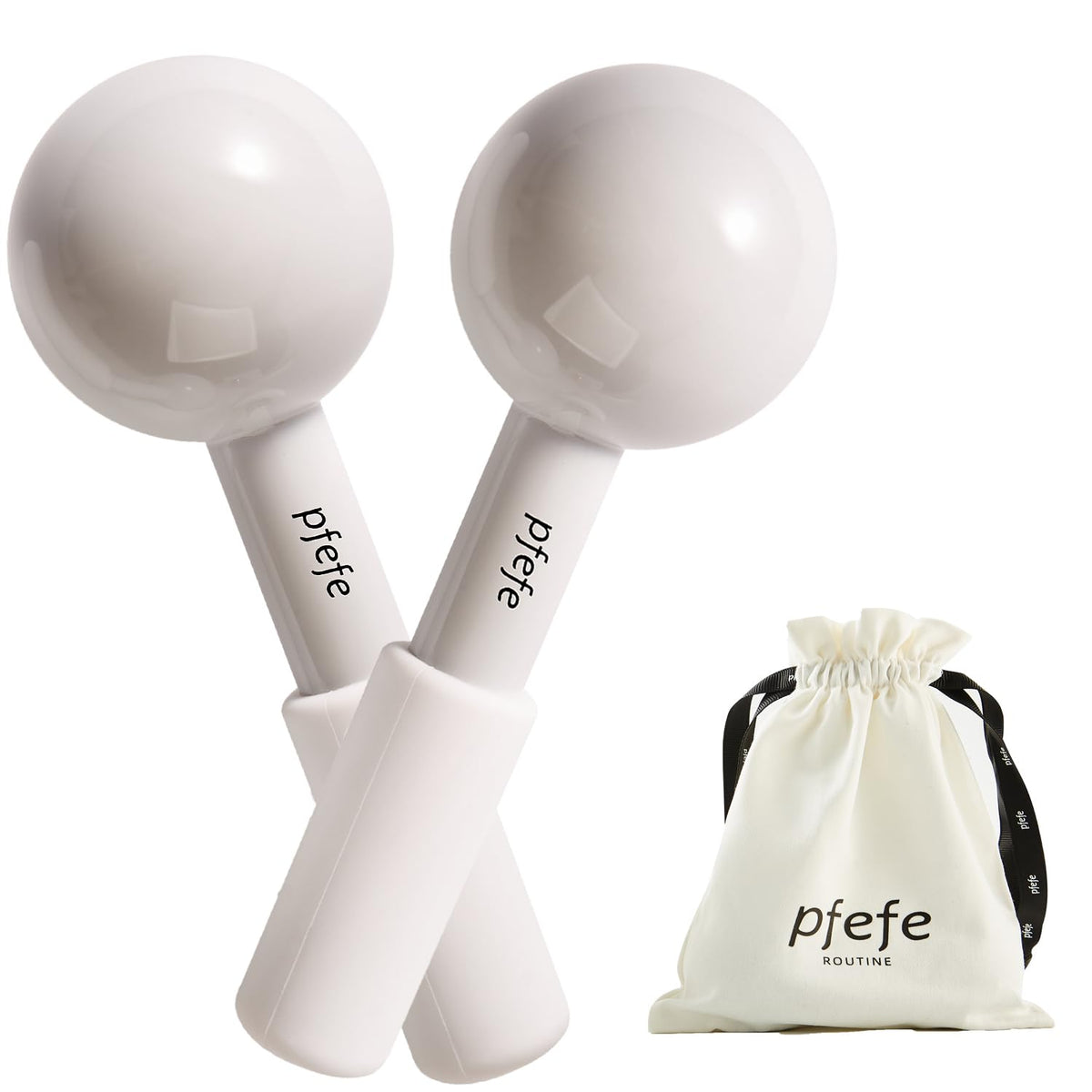 Ice Globes for Face & Eyes, Unbreakable Stainless Steel Cryo Sticks for Beauty Routines, Facials