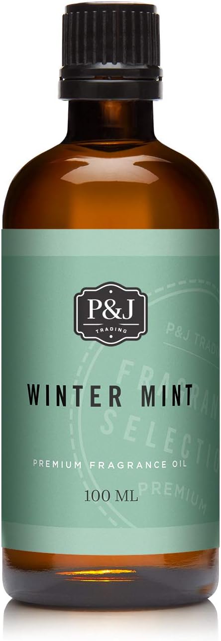 P&J Trading - Winter Mint Scented Oil 100ml - Fragrance Oil for Candle Making, Soap Making