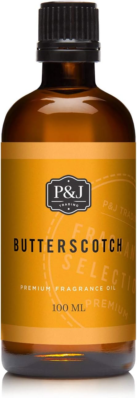 P&J Trading - Butterscotch Scented Oil 100ml - Fragrance Oil for Candle Making, Soap Making