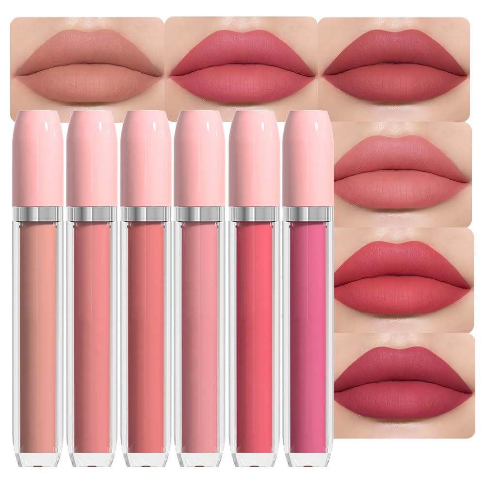 BINGBRUSH Super Matte Longwear No-Budge Stay On Smudge Proof Liquid Lipstick Long Lasting Makeup
