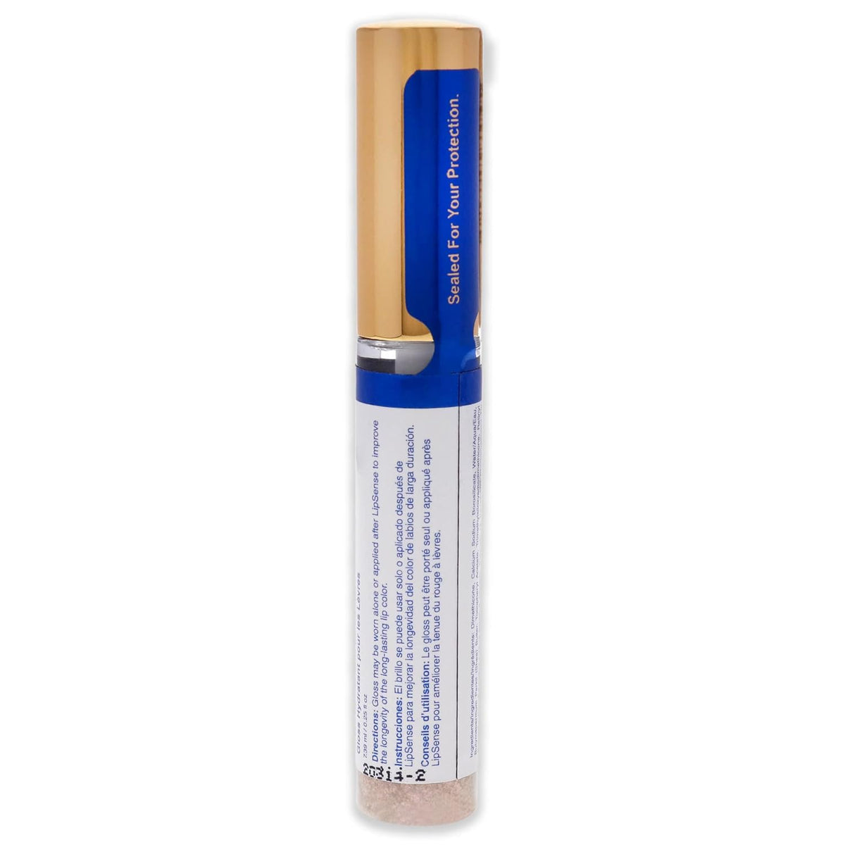 SeneGence LipSense Moisturizing Gloss, Pink Glitter, 0.25 Oz, Sheer Lip Gloss, Long-Lasting Shine