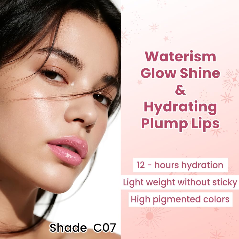 CATKIN Glossy Lip Balm Ultra Hydating Glow Lip Tinted Jelly Plumping Melting Balm Shea Butter