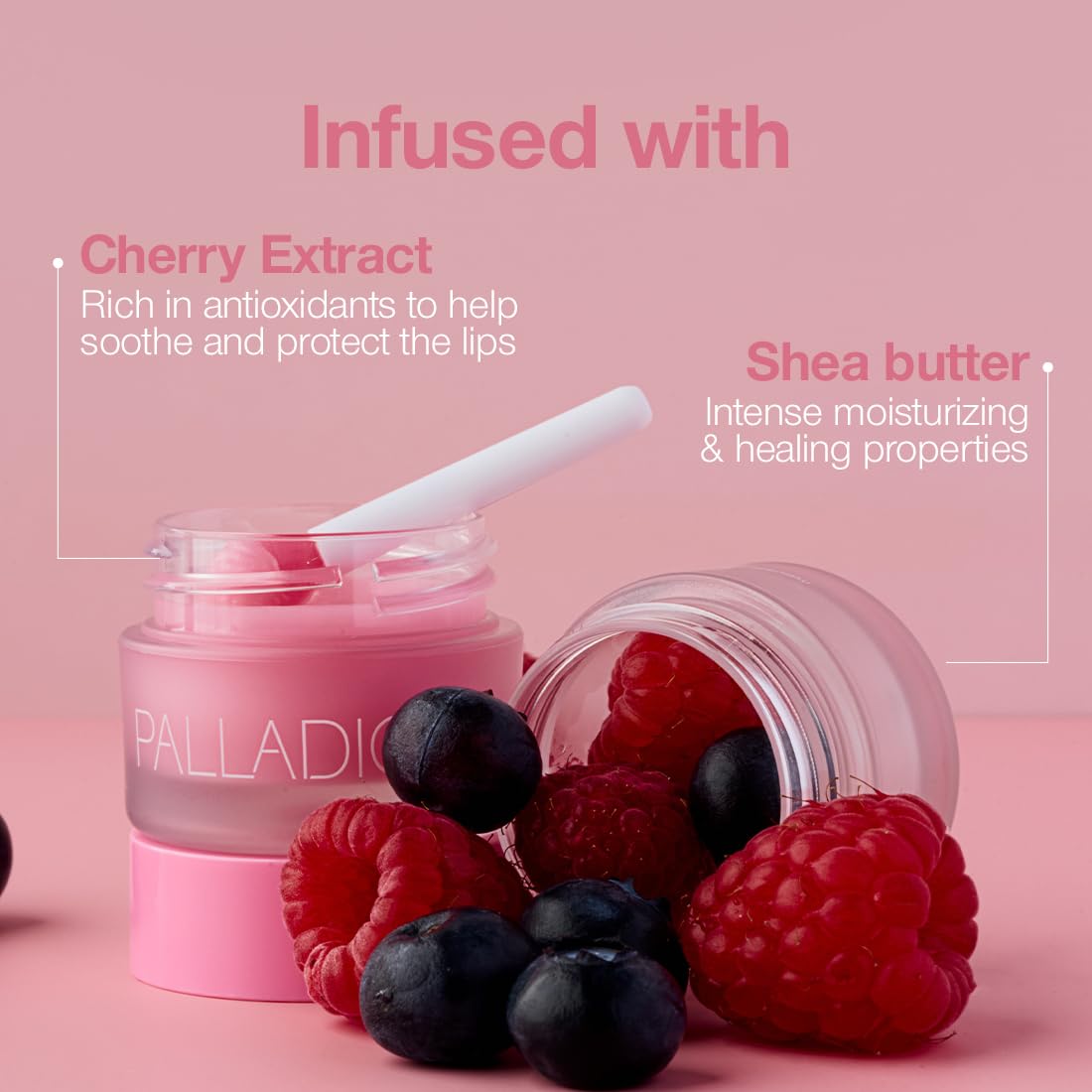 Palladio Lip Mask Intense Overnight Moisturizer to Nourish and Repair Dry Lips While Sleeping