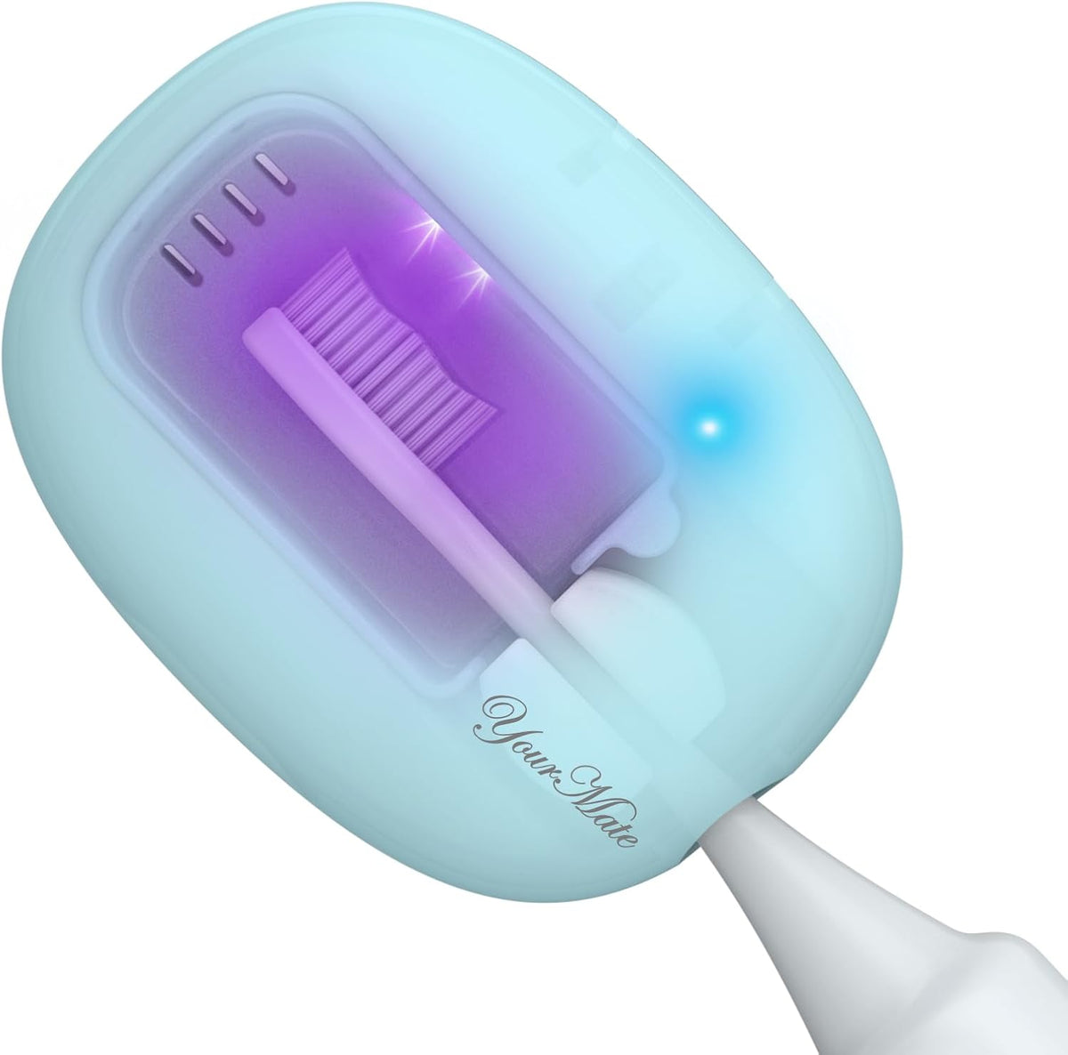 YourMate Rechargerable Toothbrush Sanitizer Case Travel Toothbrush Covers Case with Holder for