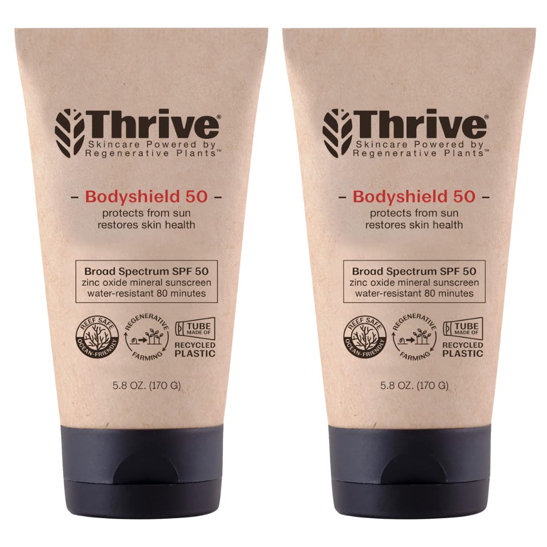 Thrive Natural Care Reef Safe Sunscreen SPF50 - Hawaii 104 Reef Act Compliant - Mineral Sunscreen