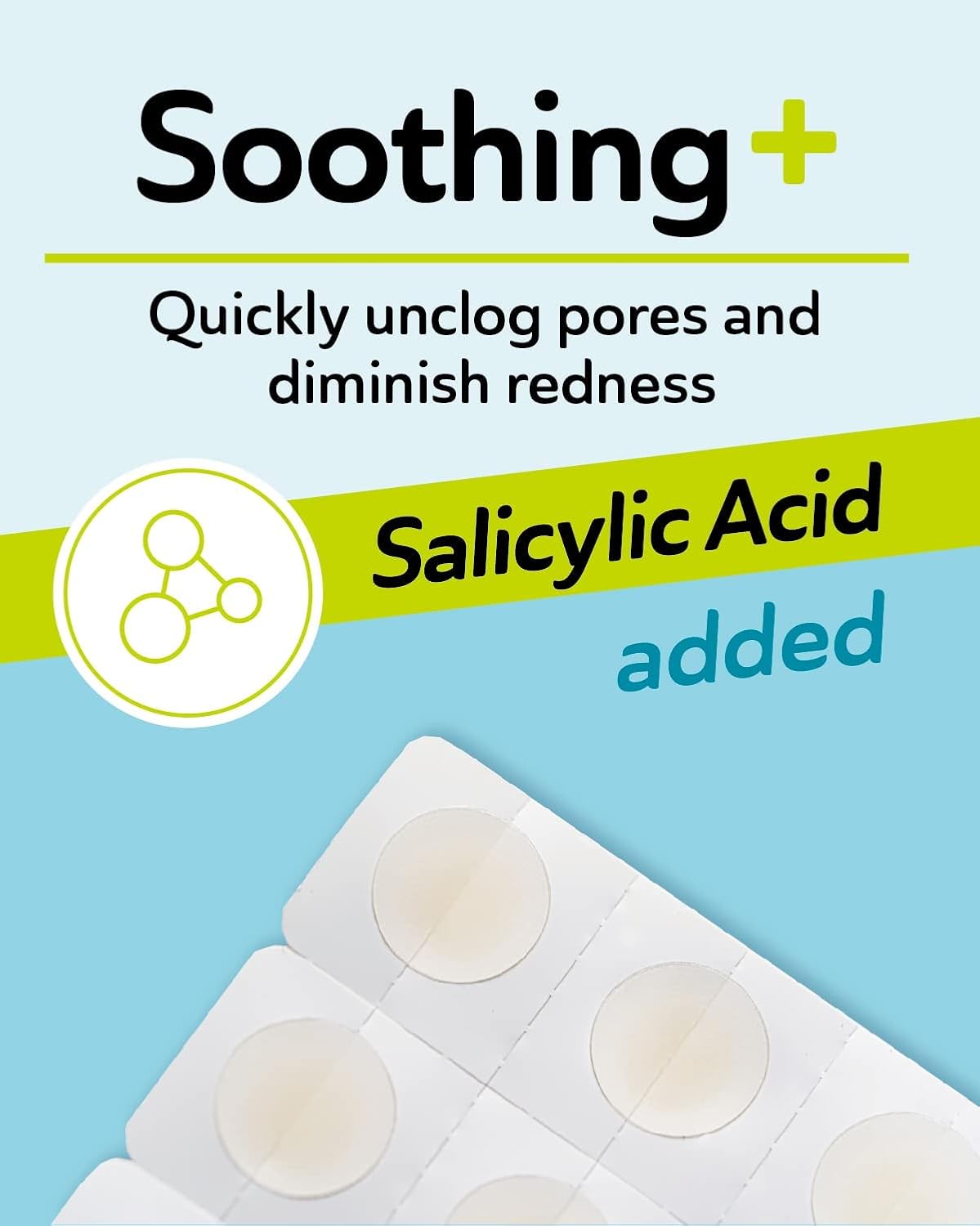 Invisible Salicylic Acid Pimple Patches for Face - Deep Blemish Hydrocolloid Acne Patches, Clear